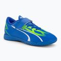 PUMA Ultra Play IT V Jr gyermek focicipő ultra kék/puma fehér/pro zöld