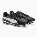 PUMA King Match FG/AG Jr gyermek futballcipő puma fekete/puma fehér 4