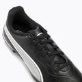 PUMA King Match FG/AG Jr gyermek futballcipő puma fekete/puma fehér 8