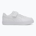 PUMA Caven 2.0 gyermek cipő puma fehér/puma ezüst/puma fekete 2