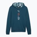 Férfi foci pulóver PUMA Neymar JR Creativity Logo Hoody ocean tropic/turquoise surf