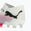 Focicipő PUMA Future 7 Ultimate Low FG/AG white/black/poison pink/bright aqua/silver mist 13