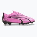 gyermek focicipő  PUMA Ultra Play FG/AG Jr poison pink/puma white/puma black 9