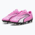 gyermek focicipő  PUMA Ultra Play FG/AG Jr poison pink/puma white/puma black 10