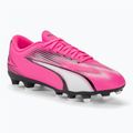 gyermek focicipő  PUMA Ultra Play FG/AG Jr poison pink/puma white/puma black