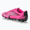 gyermek focicipő  PUMA Ultra Play FG/AG Jr poison pink/puma white/puma black 3