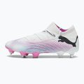 Focicipő PUMA Future 7 Ultimate MxSG puma white/puma black/poison pink 8