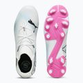 Gyerek focicipő PUMA Future 7 Match FG/AG puma white/puma black/poison pink 11