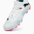 Gyerek focicipő PUMA Future 7 Match FG/AG puma white/puma black/poison pink 12