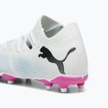 Gyerek focicipő PUMA Future 7 Match FG/AG puma white/puma black/poison pink 13