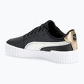 PUMA Carina 2.0 Metallic Shine női cipő puma fekete/puma ezüst/puma arany 3