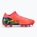 Futballcipő PUMA Future 7 Match Neymar Jr FG/AG sunset glow/black/sun stream/puma green/blue 2