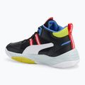 PUMA Rebound Future NextGen puma fekete/dewdrop/lime csillogó cipők 3