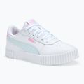 PUMA Carina 2.0 gyermek cipő puma fehér/harmatcsepp/rózsaszín lila