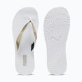 Női PUMA Sandy Flip Metallic Shine flip flopok puma fehér/puma arany 5