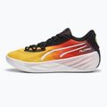 Férfi kosárlabda cipő PUMA All-Pro Nitro Showtime yellow sizzle/purple glimmer 9
