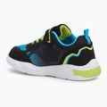 KangaROOS K-SLB Lighto EV jet black/limetta gyermek cipő 3