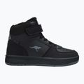 KangaROOS K-CP Bound Mid EV jet black / acélszürke gyermek cipő 8