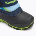 KangaROOS Kanga-Bean IV dk navy/ lime gyermek hócsizma 7