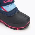 Gyermek hócsizma KangaROOS Kanga-Bean IV dk navy/ daisy pink 7