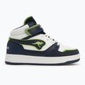 KangaROOS K-CP Dunkin Mid EV dark navy/lime gyermek cipő 2