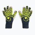 Kapuskesztyű uhlsport Prediction Supergrip + Finger Surround navy/fehér/fluo sárga