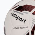 Uhlsport Attack Addglue labdarúgó fehér/fekete/fluo piros méret 4 3