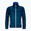 Férfi Ortovox Swisswool Piz Boval hibrid kabát kék fordítható 6114100041 8