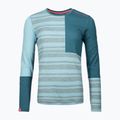 Férfi thermo póló Ortovox 185 Rock'N'Wool LS zöld 8415200011