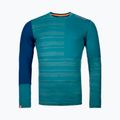 Férfi thermo póló Ortovox 185 Rock'N'Wool zöld 8410200006