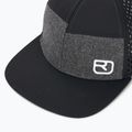Ortovox Logo Air Trucker fekete holló baseball sapka 3