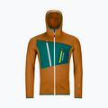 Férfi trekking pulóver Ortovox Fleece Grid Hoody barna 87211 9