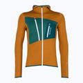 Férfi trekking pulóver Ortovox Fleece Grid Hoody barna 87211 5