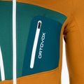 Férfi trekking pulóver Ortovox Fleece Grid Hoody barna 87211 8