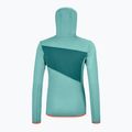 Női Ortovox Fleece Grid Hoody türkizkék 8720100036 2