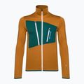 Férfi trekking pulóver Ortovox Fleece Grid barna 87212