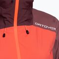 Női ORTOVOX Westalpen 3L Világos narancssárga és bordó színű esőkabát 7021200018 3