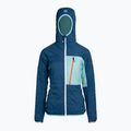 Női ORTOVOX Swisswool Piz Duan hibrid dzseki kék 6122700037