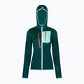 Női trekking pulóver Ortovox Fleece Grid Hoody dark pacific 87201
