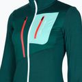 Női trekking pulóver Ortovox Fleece Grid Hoody dark pacific 87201 3