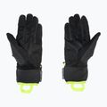 Férfi ejtőernyős kesztyű ORTOVOX Fleece Grid Cover fekete holló 2