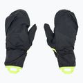 Férfi ejtőernyős kesztyű ORTOVOX Fleece Grid Cover fekete holló 5