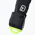 Férfi ejtőernyős kesztyű ORTOVOX Fleece Grid Cover fekete holló 6