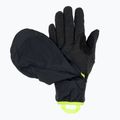 Férfi ejtőernyős kesztyű ORTOVOX Fleece Grid Cover fekete holló 7