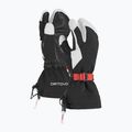 Női sí kesztyű ORTOVOX Merino Freeride 3 Finger fekete holló