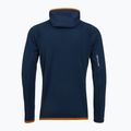Férfi pulóver ORTOVOX Fleece Grid Hoody deep ocean 2