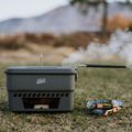 Esbit Solid Fuel Cookset For 14G And 27G Solid Fuel 1100 ml alumínium főzőkészlet 4