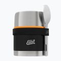 Esbit Stainless Steel Food Jug 500 ml black ételhordó evőeszközökkel 2