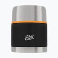 Esbit Stainless Steel Food Jug 500 ml black ételhordó evőeszközökkel 3