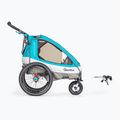 Qeridoo Sportrex1 együléses kerékpár utánfutó kék Q-SR1-21-P 3